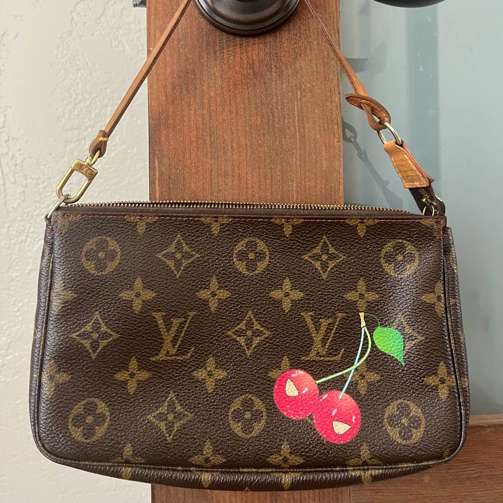 Takashi Murakami x Louis Vuitton Monogram Cerises Pochette